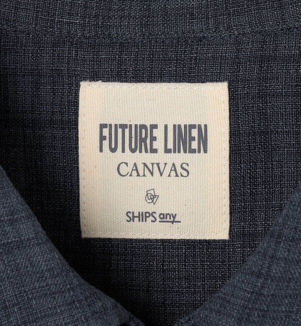 SHIPS any「SHIPS any:〈UVカット〉FUTURE LINEN CANVAS リネンライク スキッパー プルオーバーシャツ◇」|シャツ・ブラウス|