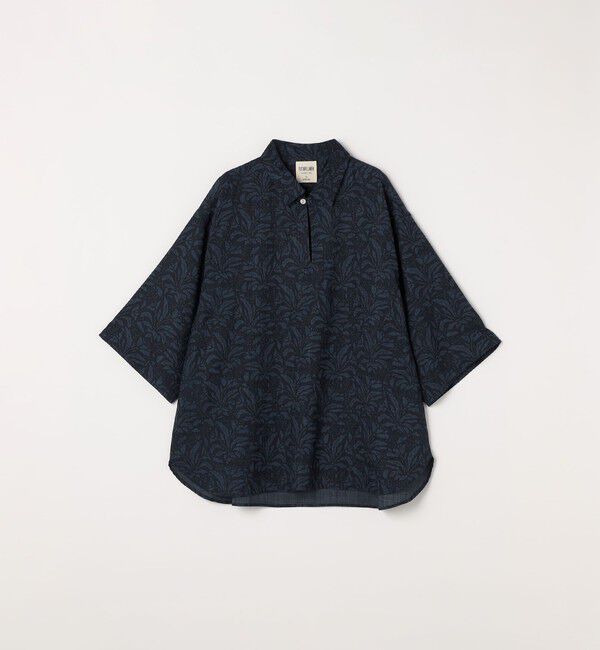 SHIPS any「SHIPS any:〈UVカット〉FUTURE LINEN CANVAS リネンライク スキッパー プルオーバーシャツ◇」|シャツ・ブラウス|