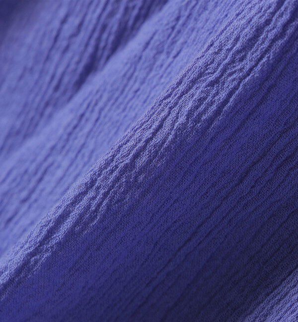 SHIPS any「SHIPS any:〈洗濯機可能〉楊柳 シアー バンド カラー フレア シャツ」|シャツ・ブラウス|