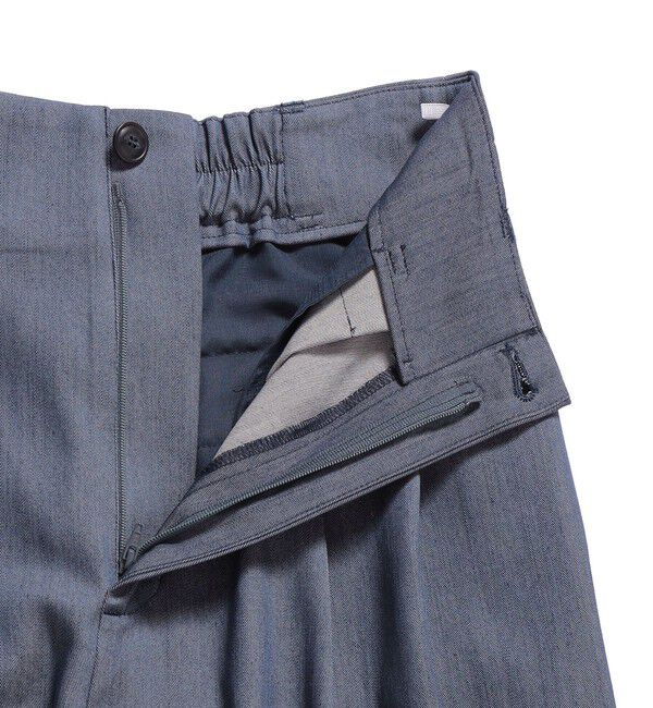 SHIPS for women「《予約》〈接触冷感/UVカット/手洗い可能〉スマート イージー デニム ライク タック パンツ」|その他|