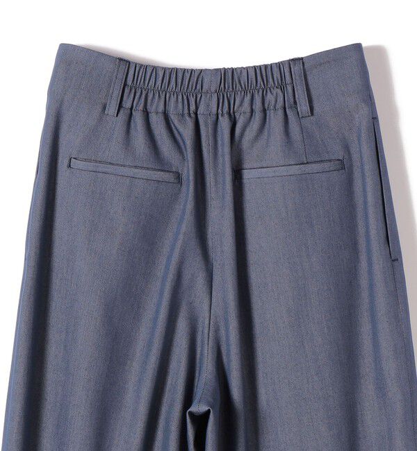 SHIPS for women「《予約》〈接触冷感/UVカット/手洗い可能〉スマート イージー デニム ライク タック パンツ」|その他|