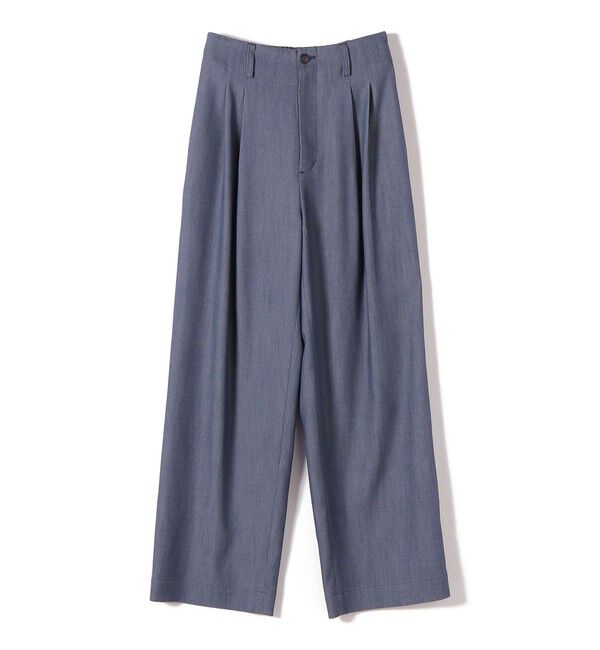 SHIPS for women「《予約》〈接触冷感/UVカット/手洗い可能〉スマート イージー デニム ライク タック パンツ」|その他|