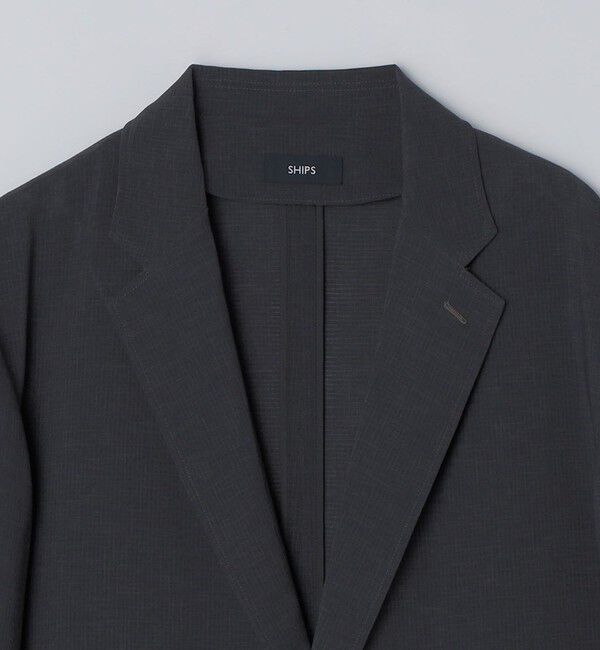 SHIPS「SHIPS:〈撥水/防しわ/洗濯機可能〉DOT AIR(R)ジャケット(セットアップ対応)」|テーラードジャケット|