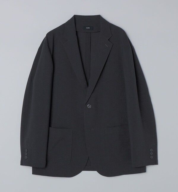 SHIPS「SHIPS:〈撥水/防しわ/洗濯機可能〉DOT AIR(R)ジャケット(セットアップ対応)」|テーラードジャケット|