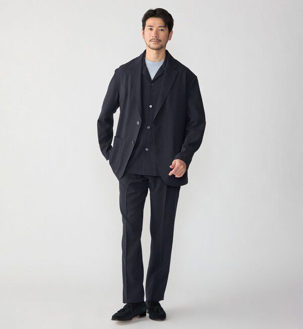 SHIPS「SHIPS:〈撥水/防しわ/洗濯機可能〉DOT AIR(R)ジャケット(セットアップ対応)」|テーラードジャケット|