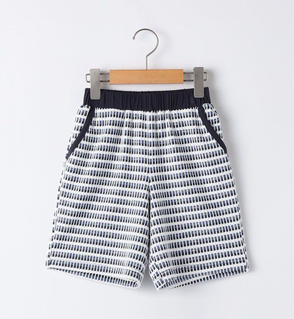 SHIPS KIDS「SHIPS KIDS:80～90cm / ジャカード ショート パンツ」|その他|ネイビー
