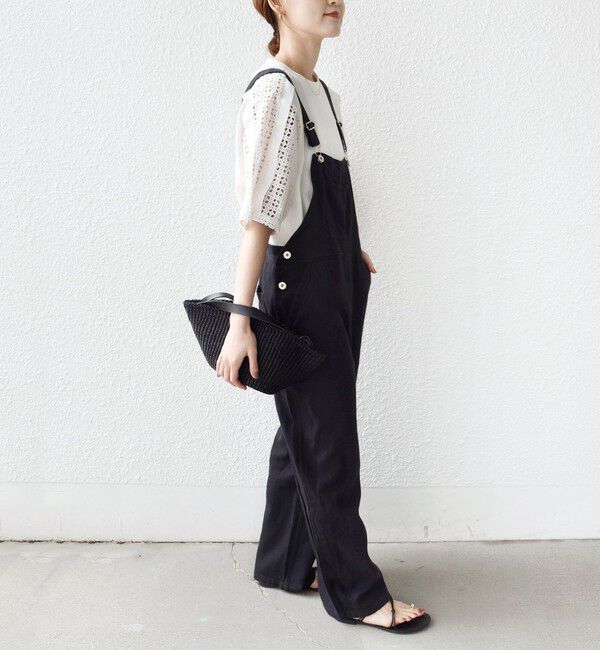 SHIPS for women「《予約》【WEB限定】〈手洗い可能〉レース コンビ ショート スリーブ カットソー」|Tシャツ・カットソー|