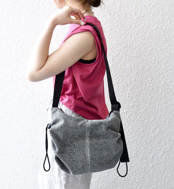 SHIPS any「《予約》SHIPS any: ラメ サイド ギャザー ドロスト ショルダー バッグ」|ショルダー・メッセンジャー|