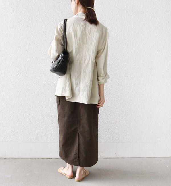 SHIPS for women「《予約》【SHIPS別注】GUNG HO:〈洗濯機可能〉SLD カーゴ スカート」|スカート|