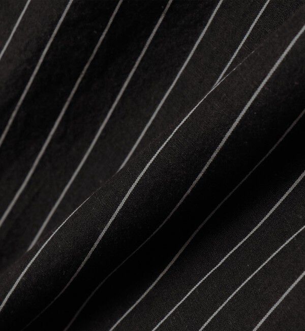 SHIPS any「SHIPS any:〈洗濯機可能〉コットン/リネン ストライプ バンド スキッパー ハーフスリーブ シャツ 26SS◆」|シャツ・ブラウス|