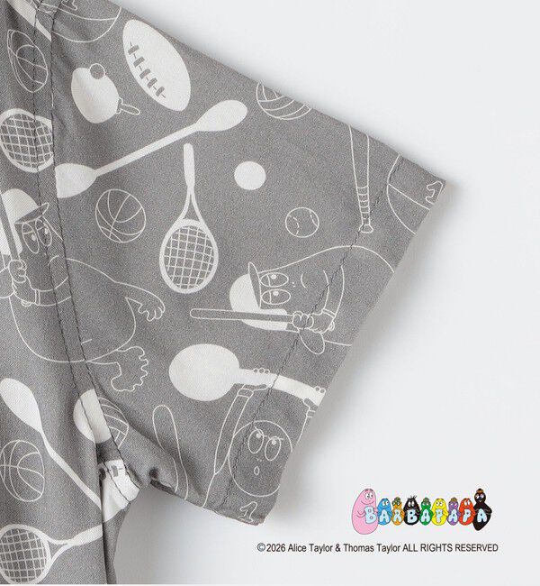 SHIPS Colors 「SHIPS Colors:〈洗濯機可能〉80～130cm / バーバパパ レーヨン プリント シャツ」|シャツ・ブラウス|