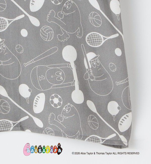 SHIPS Colors 「SHIPS Colors:〈洗濯機可能〉80～130cm / バーバパパ レーヨン プリント シャツ」|シャツ・ブラウス|