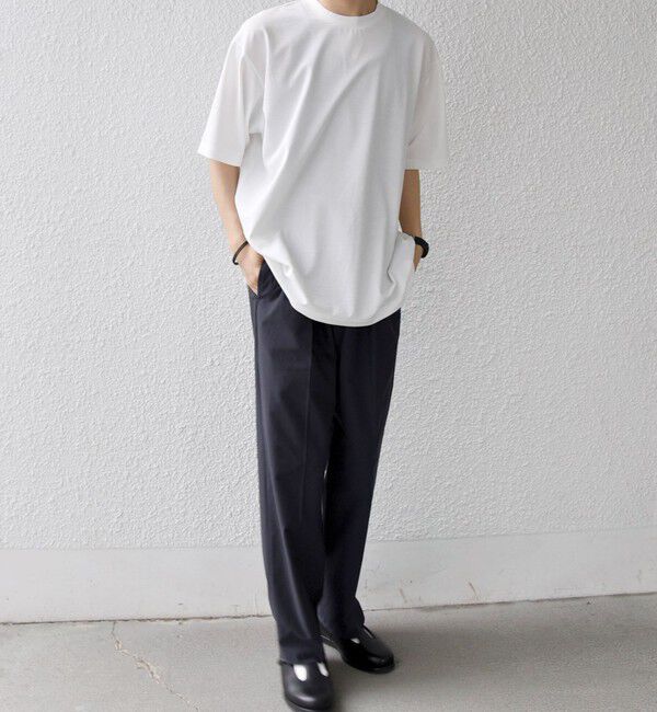 SHIPS any「SHIPS any:〈洗濯機可能〉JAPAN MADE ライト ペーパー クルーネック Tシャツ◆」|Tシャツ・カットソー|