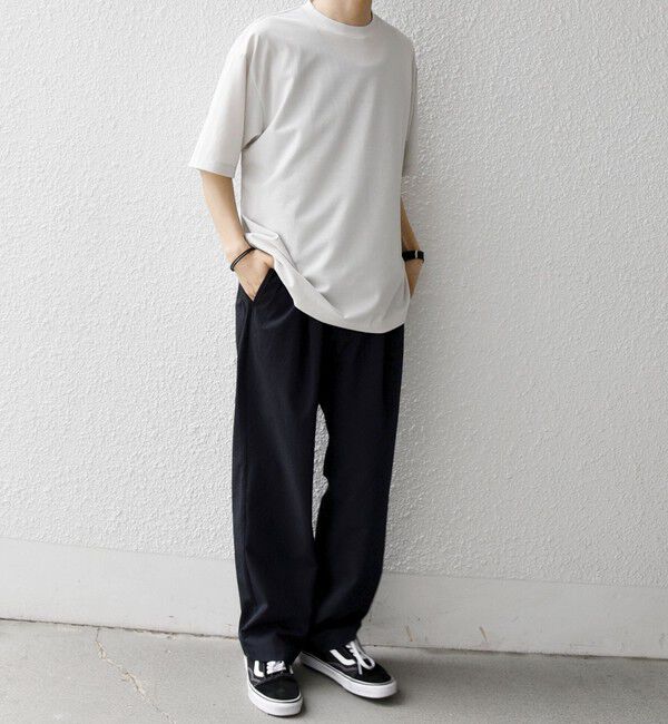 SHIPS any「SHIPS any:〈洗濯機可能〉JAPAN MADE ライト ペーパー クルーネック Tシャツ◆」|Tシャツ・カットソー|