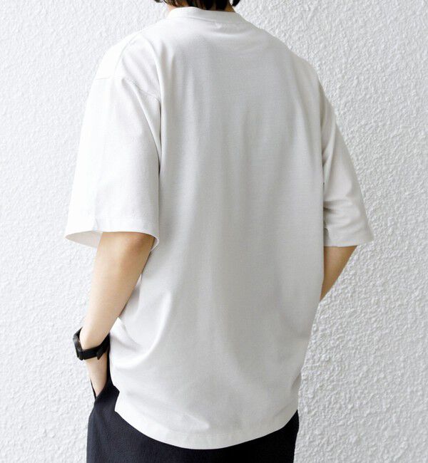 SHIPS any「SHIPS any:〈洗濯機可能〉JAPAN MADE ライト ペーパー クルーネック Tシャツ◆」|Tシャツ・カットソー|