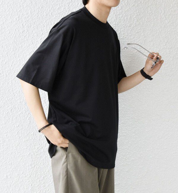 SHIPS any「SHIPS any:〈洗濯機可能〉JAPAN MADE ライト ペーパー クルーネック Tシャツ◆」|Tシャツ・カットソー|