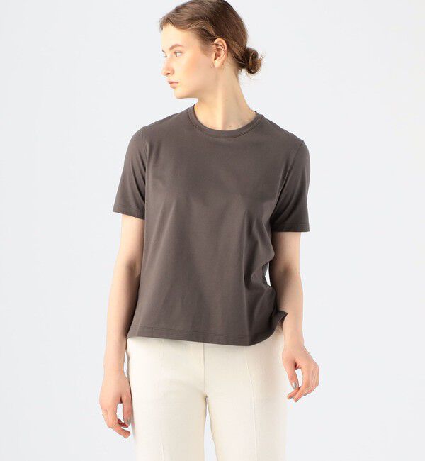 TOMORROWLAND collection「スーピマコットンジャージー クルーネックプルオーバー」|Tシャツ・カットソー|