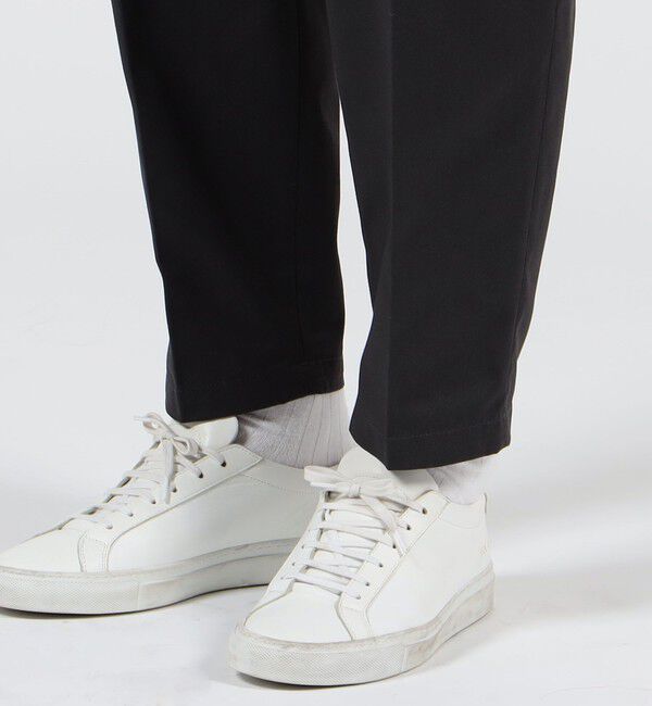 TOMORROWLAND MENS「ポリエステルコットンツイル ダブルバックルパンツ」|その他|