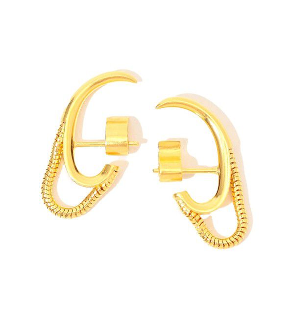 TOMORROWLAND GOODS「Maggoosh TWINKER LOBE ピアス small」|ピアス|91 ゴールド