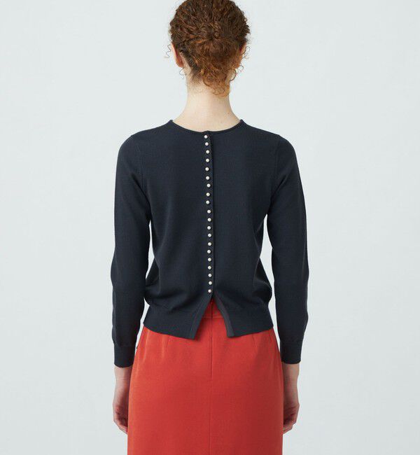 Ballsey「ウールポリエステルパールコンビ 2-wayプルオーバー」|ニット・セーター|