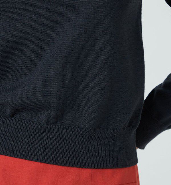 Ballsey「ウールポリエステルパールコンビ 2-wayプルオーバー」|ニット・セーター|