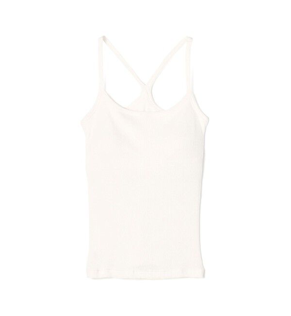 DES PRES「シルクコットンリブ キャミソール」|Tシャツ・カットソー|11 ホワイト