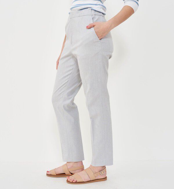 GALERIE VIE「コットンオックスストレッチ イージーシガレットパンツ」|その他|
