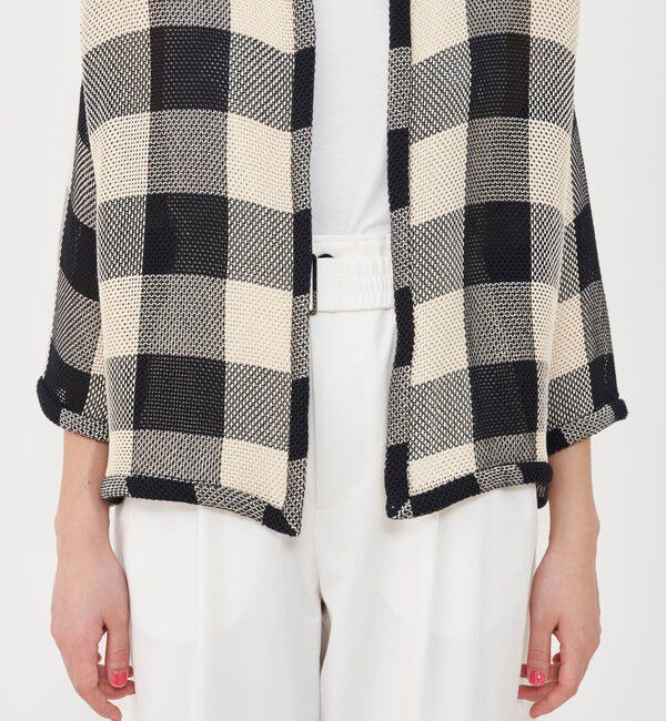 GALERIE VIE「コットンラッセル フロントオープンカーディガン」|カーディガン|