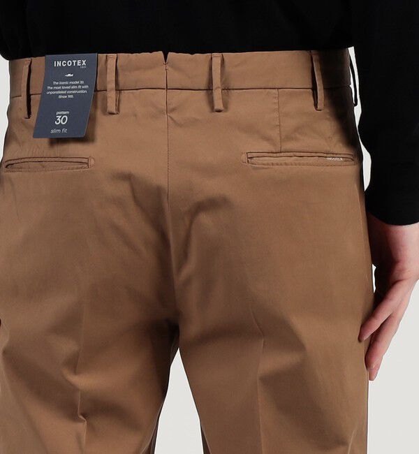 TOMORROWLAND BUYING WEAR「INCOTEX コットンポリウレタン スリムパンツ」|スラックス|
