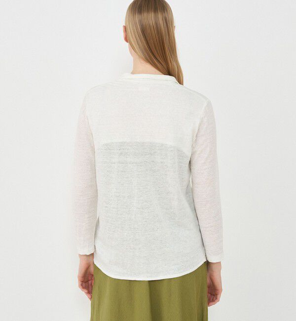 GALERIE VIE「リネンジャージー カーディガンジャケット」|カーディガン|