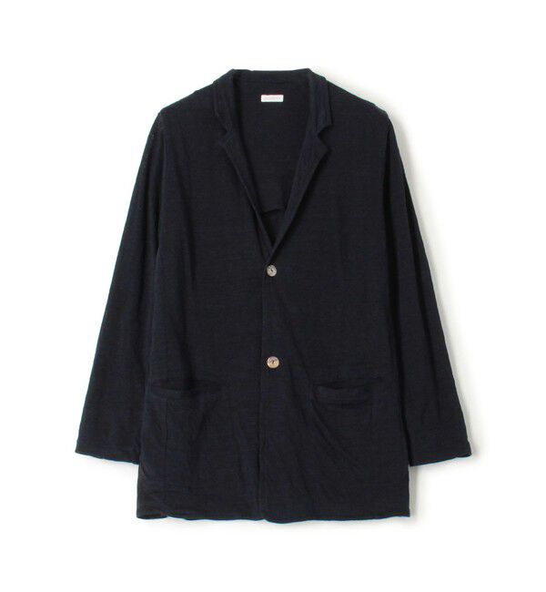 GALERIE VIE「リネンジャージー カーディガンジャケット」|カーディガン|69 ネイビー