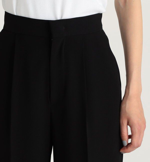 Edition「バックサテンジョーゼット スラックス」|スラックス|