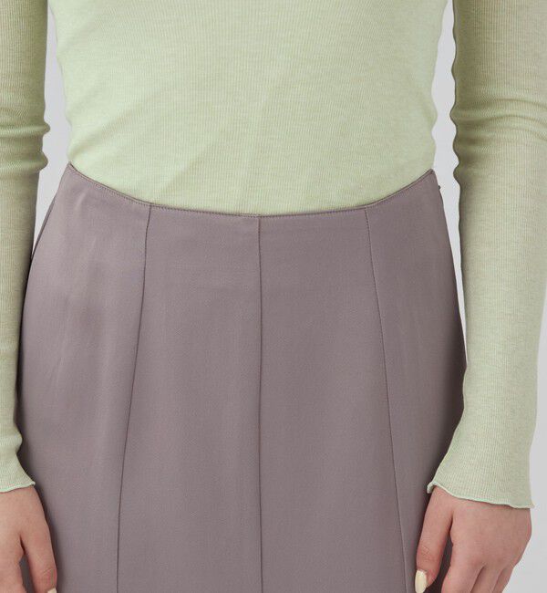 Ballsey「ジグリーサテン マーメイドスカート」|フレア|