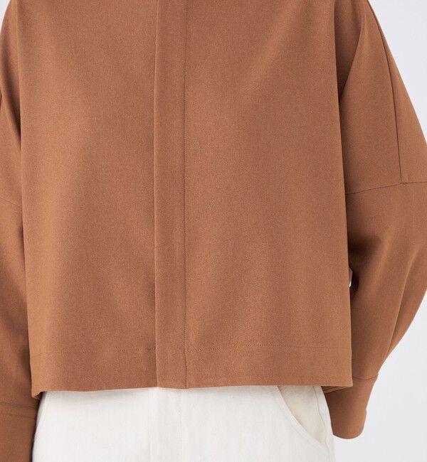 MACPHEE「【WEB限定】ポリエステルフラノ コクーンシャツ」|シャツ・ブラウス|