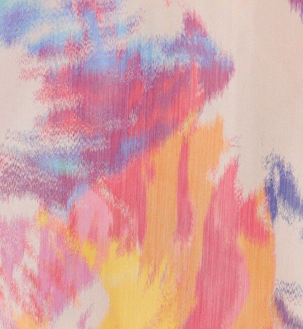 MACPHEE「ワープフラワープリント ワイドパンツ」|その他|