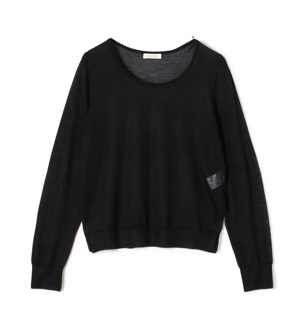 DES PRES「ソフトカシミヤシルク ラウンドネックプルオーバー」|ニット・セーター|19 ブラック