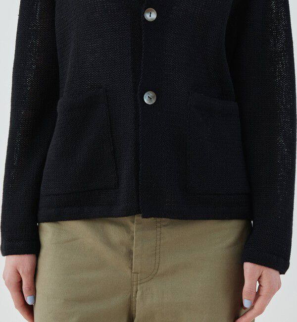 GALERIE VIE「リネンインレー ピークドラペルジャケット」|テーラードジャケット|