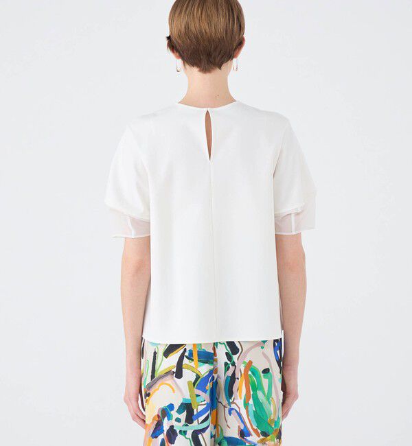 Ballsey「ジャージーコンビ ランタンスリーブプルオーバー」|Tシャツ・カットソー|