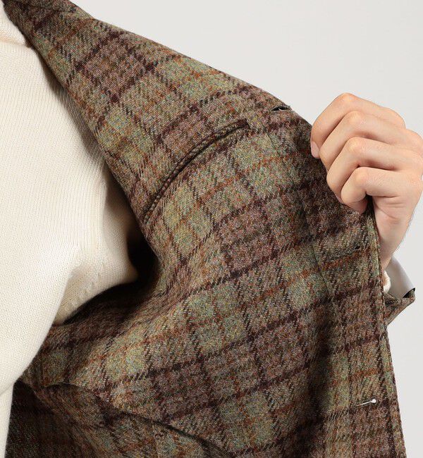 TOMORROWLAND BUYING WEAR「【別注】CARUSO ウールチェック ショートブルゾン」|ブルゾン・スタジャン|