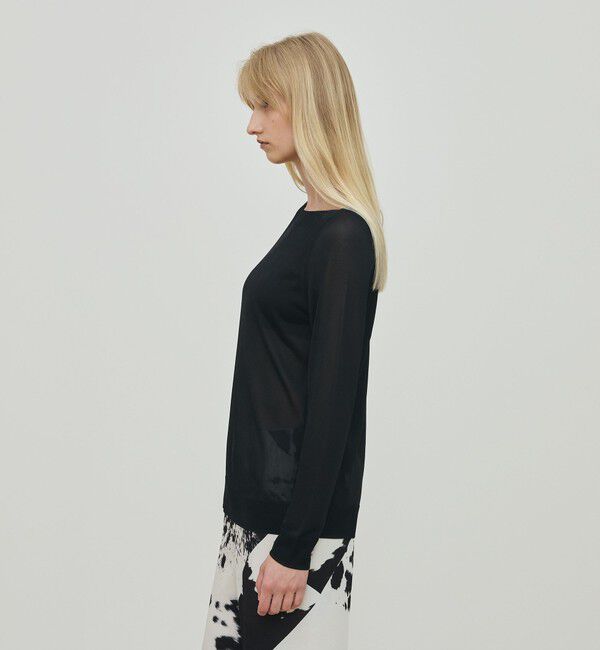 DES PRES「マットレーヨン ボートネックプルオーバー」|ニット・セーター|