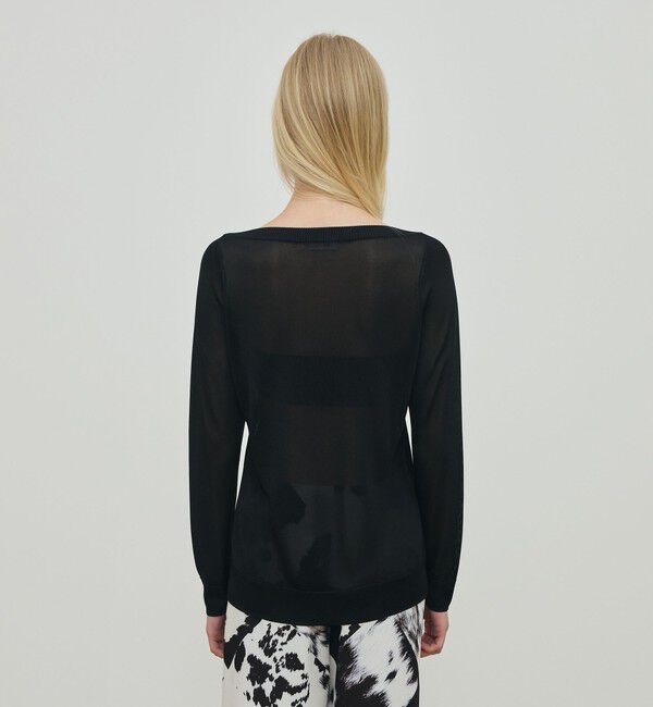 DES PRES「マットレーヨン ボートネックプルオーバー」|ニット・セーター|