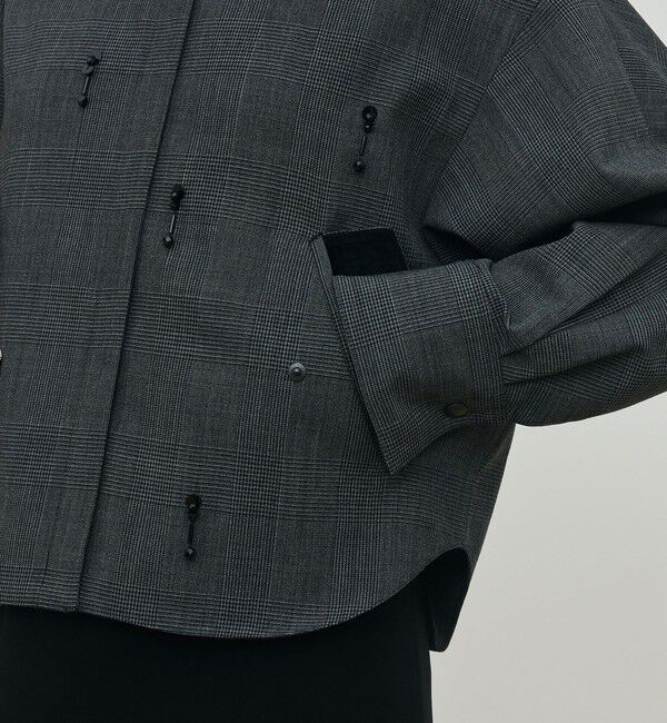 DES PRES「ソフトウールオックスフォード ショートシャツブルゾン」|ブルゾン・スタジャン|