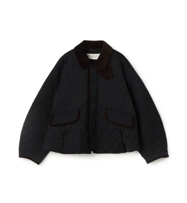 MACPHEE「キルティング テントラインジャケット」|ブルゾン・スタジャン|19 ブラック