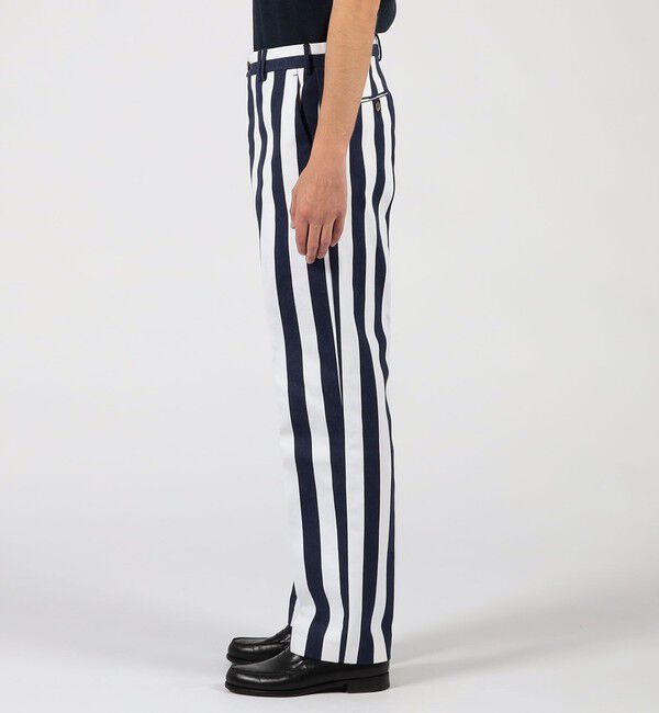 TOMORROWLAND BUYING WEAR「PT TRINO MICHEAL コットンストライプスラックス」|スラックス|