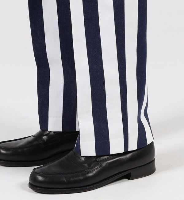 TOMORROWLAND BUYING WEAR「PT TRINO MICHEAL コットンストライプスラックス」|スラックス|