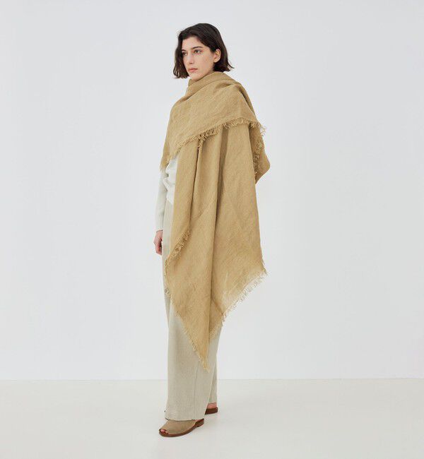 TOMORROWLAND GOODS「ASAUCE MELER リネンガーゼストール」|ストール|
