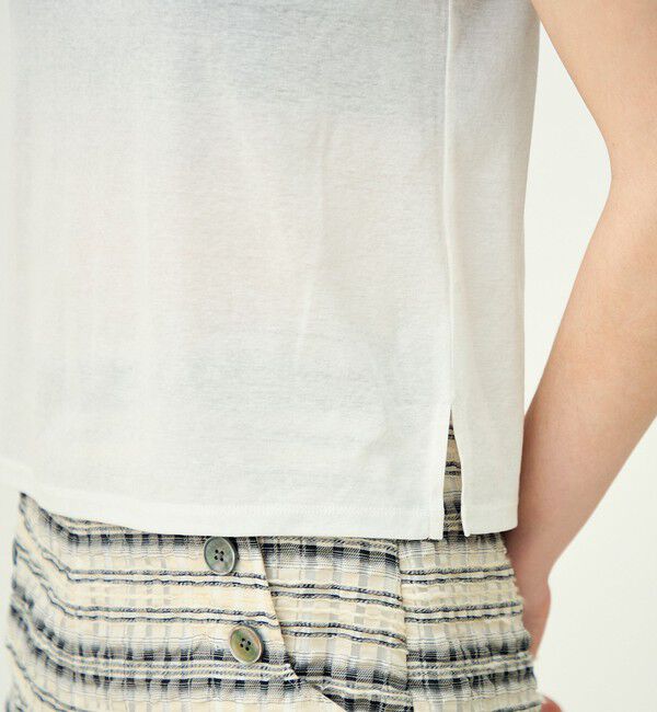 MACPHEE「【WEB先行予約】ハイゲージジャージー ノースリーブプルオーバー」|Tシャツ・カットソー|