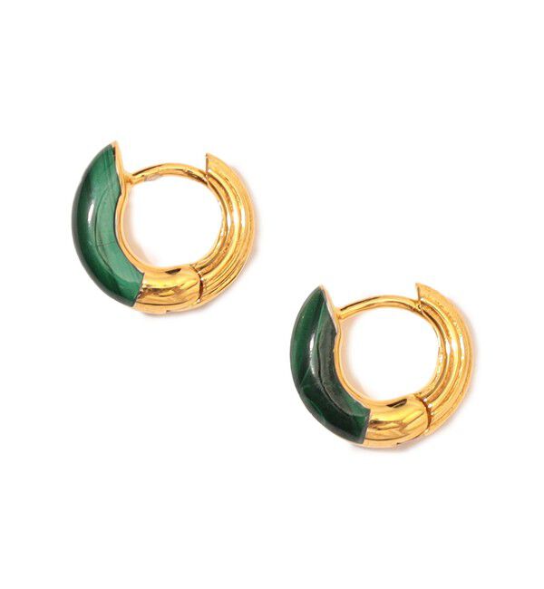 TOMORROWLAND GOODS「DEVE Mini Locus Solus ピアス」|ピアス|56 ダークグリーン系