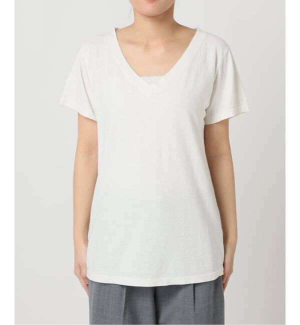  「《予約》JUNGMAVEN PAIGE V-NECK：Tシャツ」|Tシャツ・カットソー|