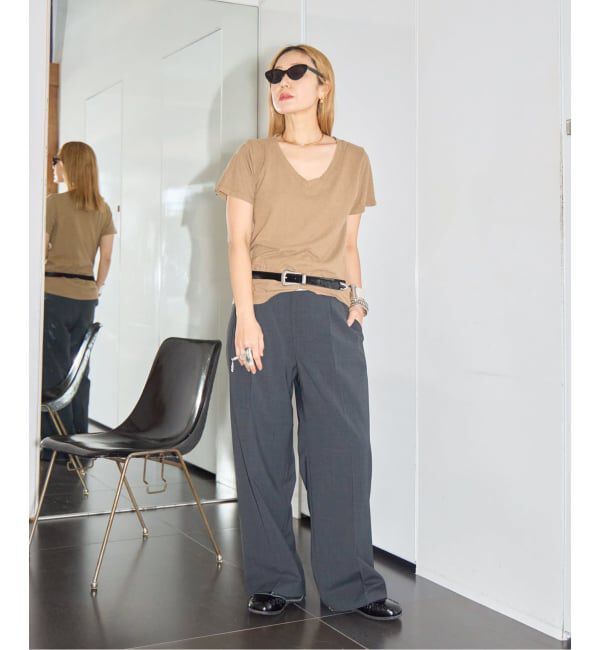  「《予約》JUNGMAVEN PAIGE V-NECK：Tシャツ」|Tシャツ・カットソー|